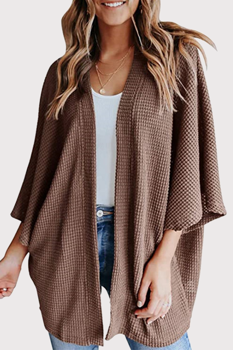 Suéter casual de calle con parches sólidos (10 colores)