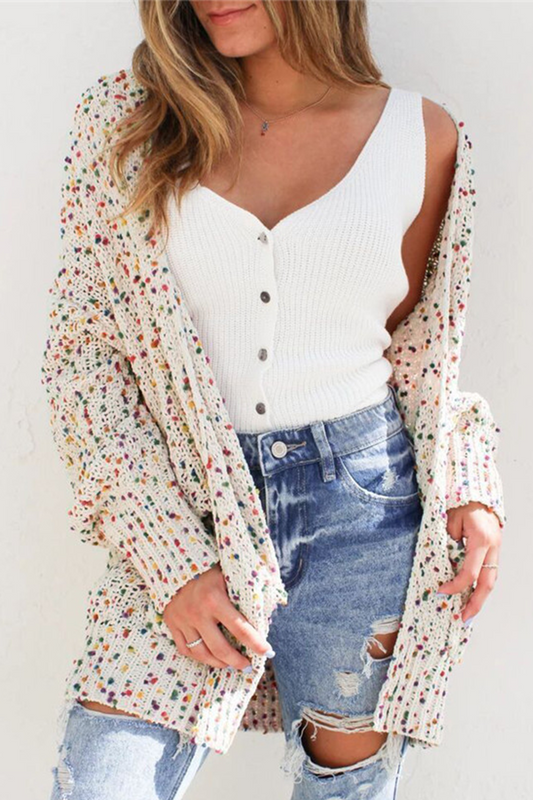 Casual Patchwork Pocket Tops Sweater(7 Colors)