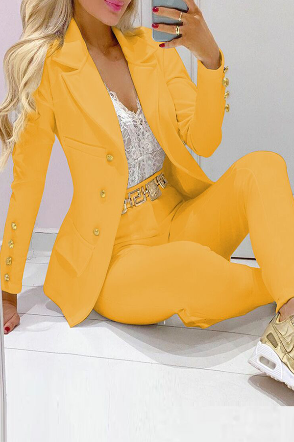 British Style Solid Patchwork Buckle Turn-back Collar Long Sleeve Two Pieces (Without Belt)(5 Colors)