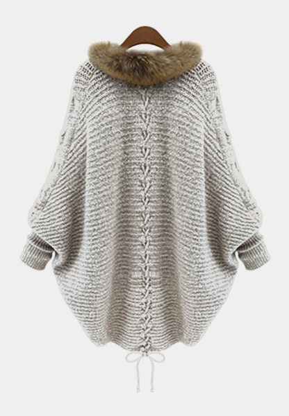 Tops de cuello en V con frenillo dividido liso de moda urbana