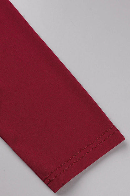 Elegante vestido de noche liso con abertura y escote en V (4 colores)