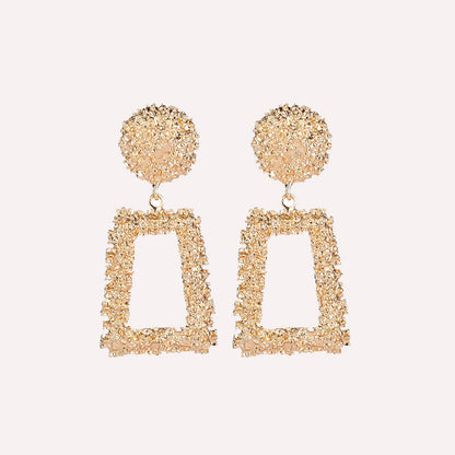 Street Elegant Geometric Patchwork Earrings