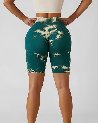 Tie Dye Scrunch Bum Shorts