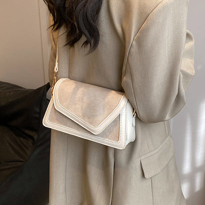 Bolsos casuales, sencillos, con patchwork sólido y contraste (3 colores)