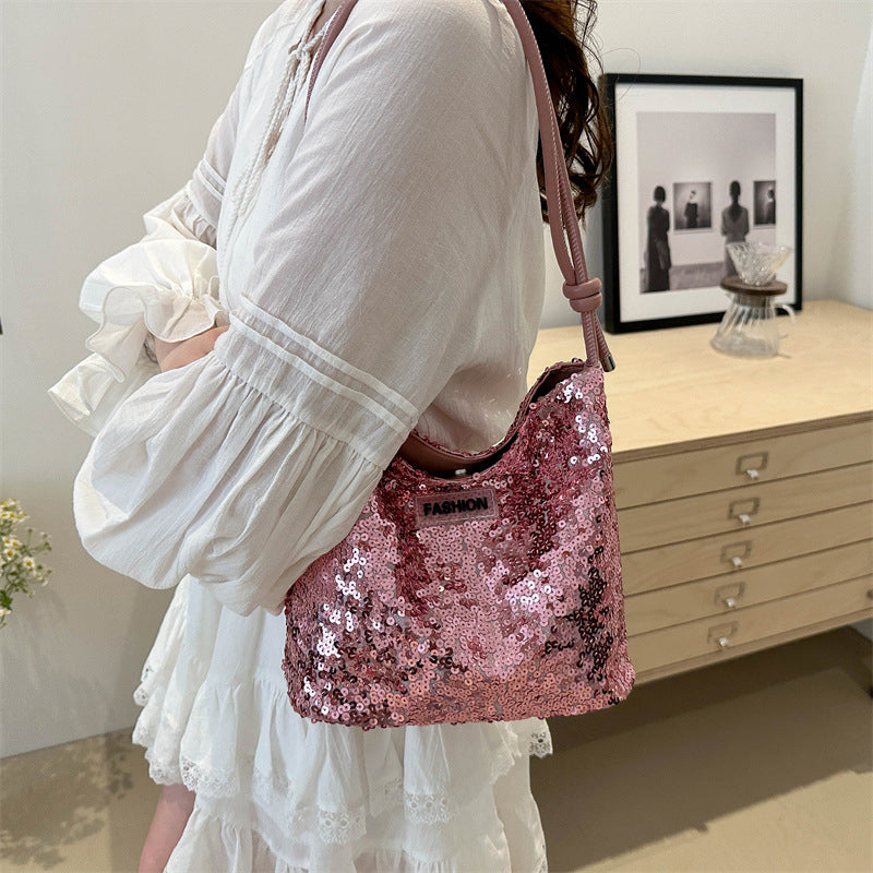 Bolsas diarias de lentejuelas sólidas (3 colores)