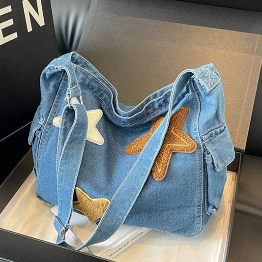 Bolsos casuales de patchwork de estrellas (3 colores)