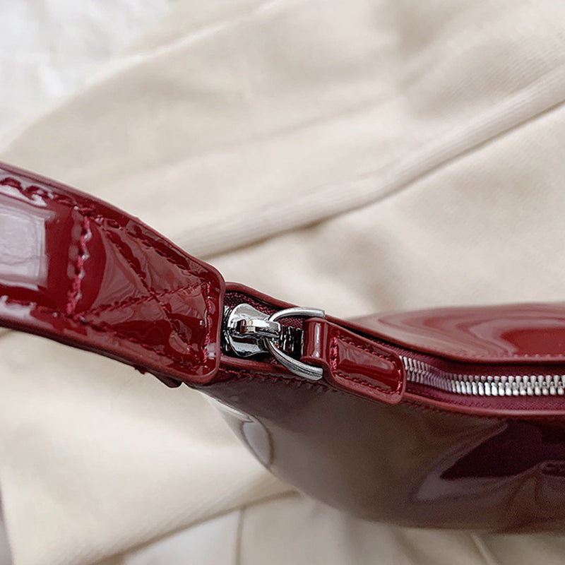 Bolsos casuales con cremallera y patchwork de colores sólidos (3 colores)