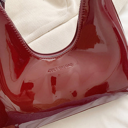 Bolsos casuales con cremallera y patchwork de colores sólidos (3 colores)