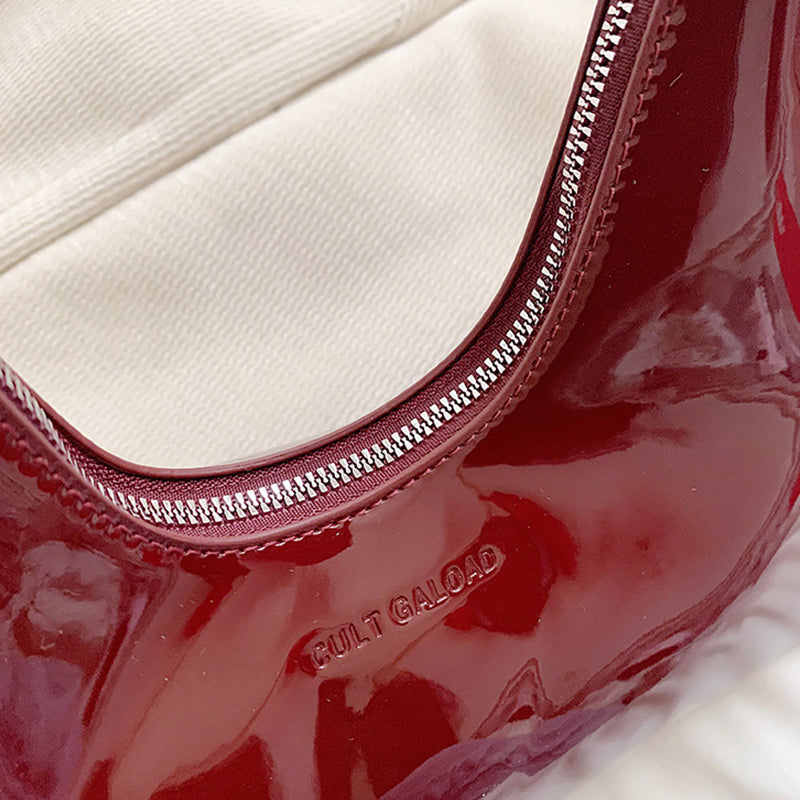 Bolsos casuales con cremallera y patchwork de colores sólidos (3 colores)