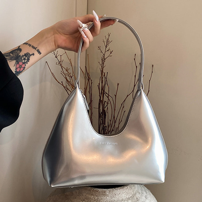 Bolsos casuales con cremallera y patchwork de colores sólidos (3 colores)