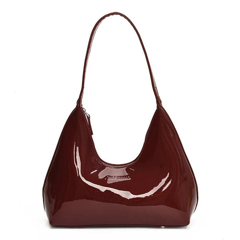 Bolsos casuales con cremallera y patchwork de colores sólidos (3 colores)