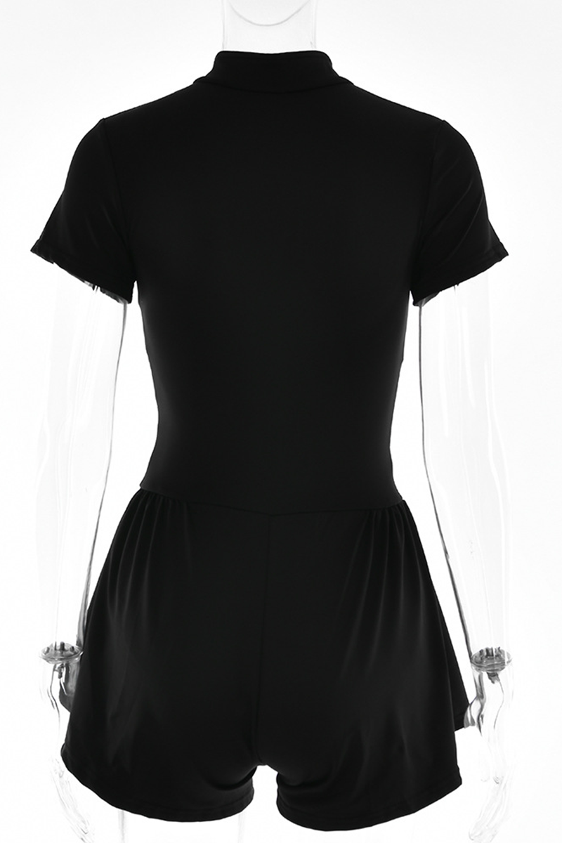 Mono sexy con cuello mandarín y cremallera (3 colores)