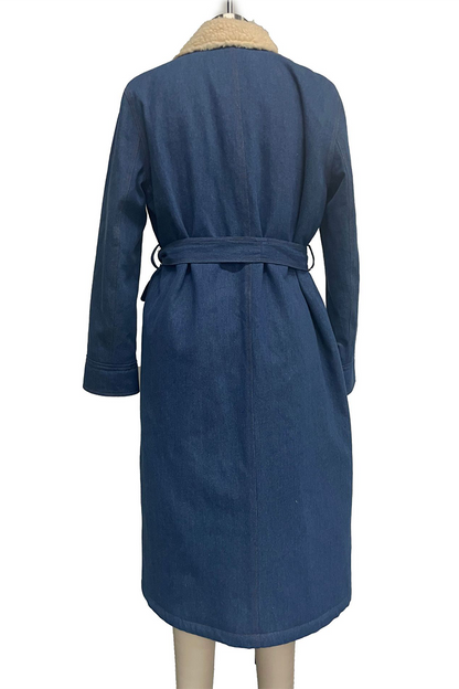 Prendas de abrigo informales de calle con bolsillos, cordones y cuello vuelto