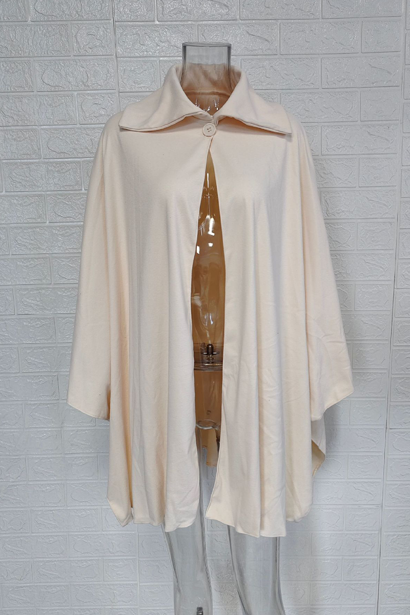 Prendas de abrigo informales con botones y cuello vuelto (5 colores)