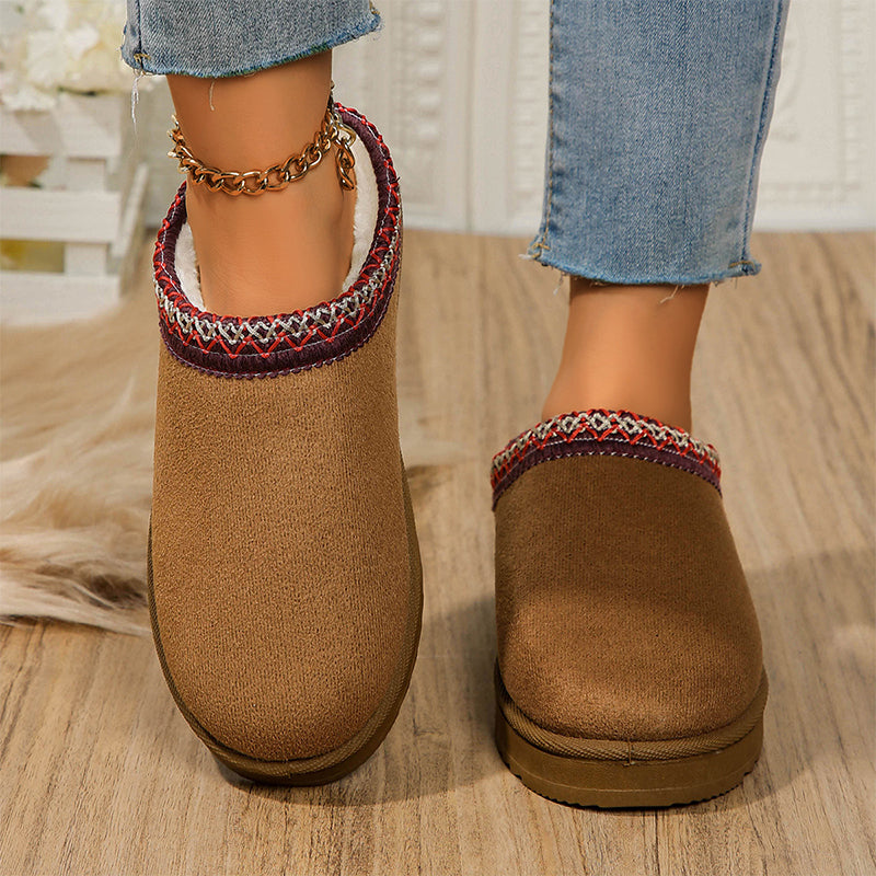 Zapatos cómodos cerrados de contraste diario (4 colores)