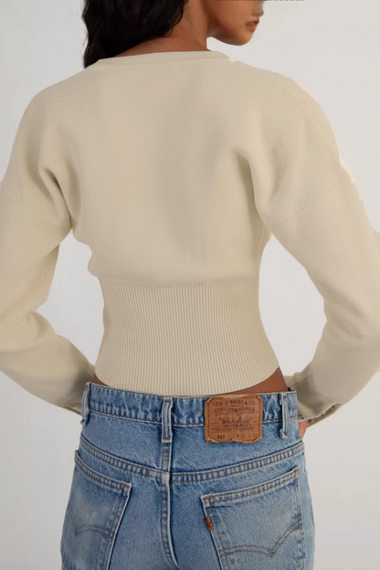 Prendas de abrigo informales con cuello redondo y hebilla para uso diario