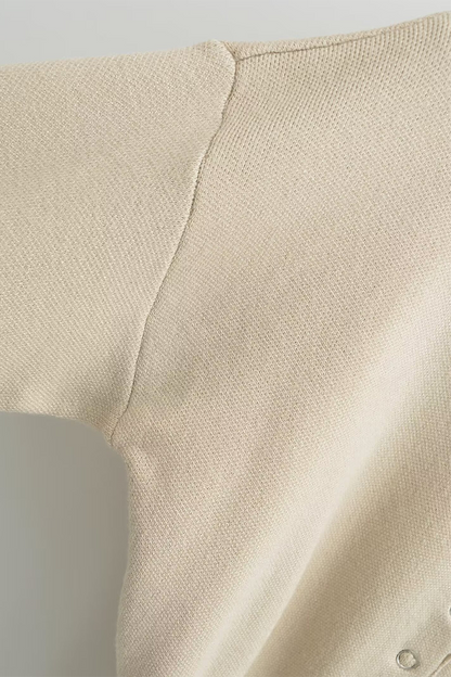 Prendas de abrigo informales con cuello redondo y hebilla para uso diario