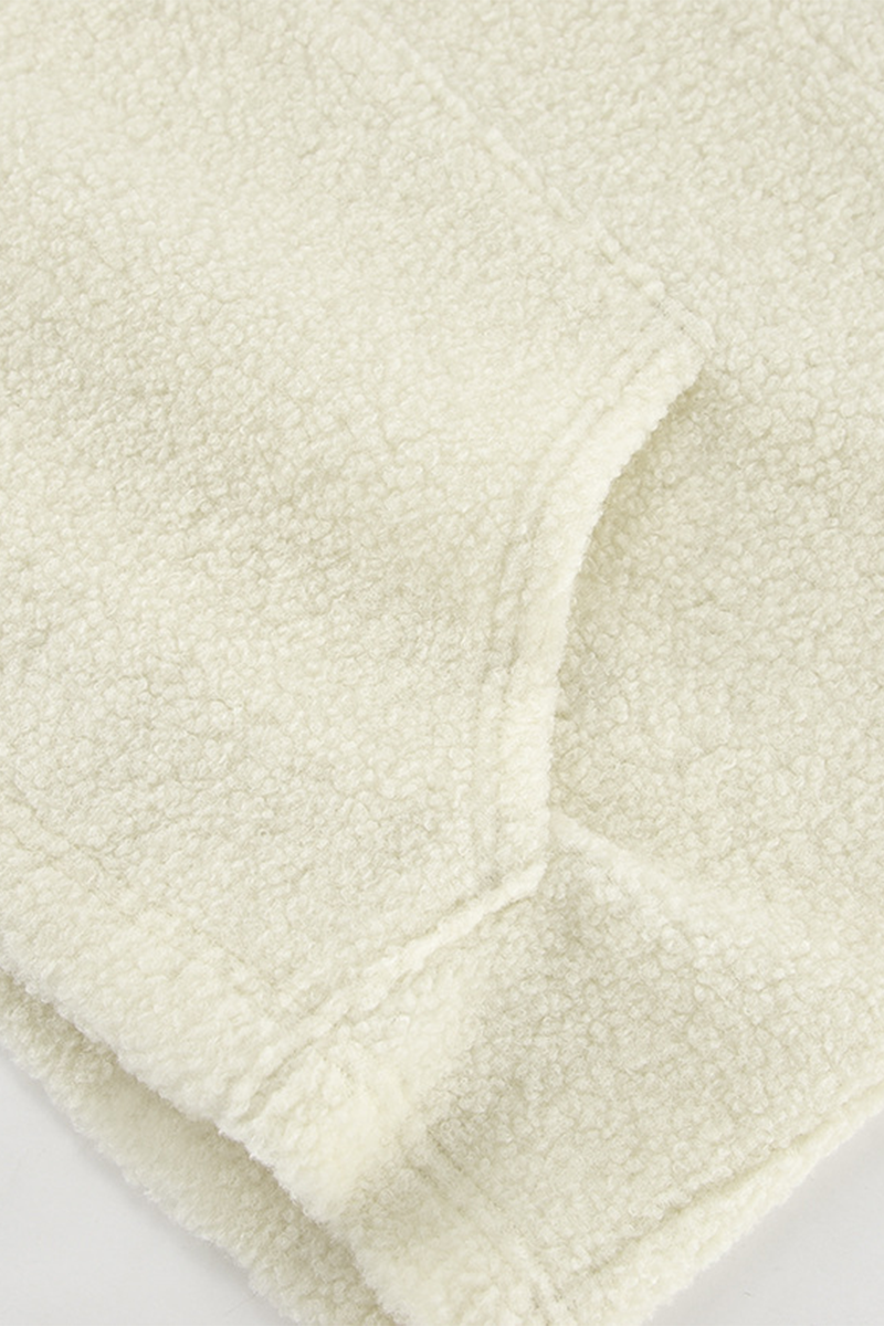 Sudadera informal con cuello vuelto, cremallera y bolsillo para uso diario