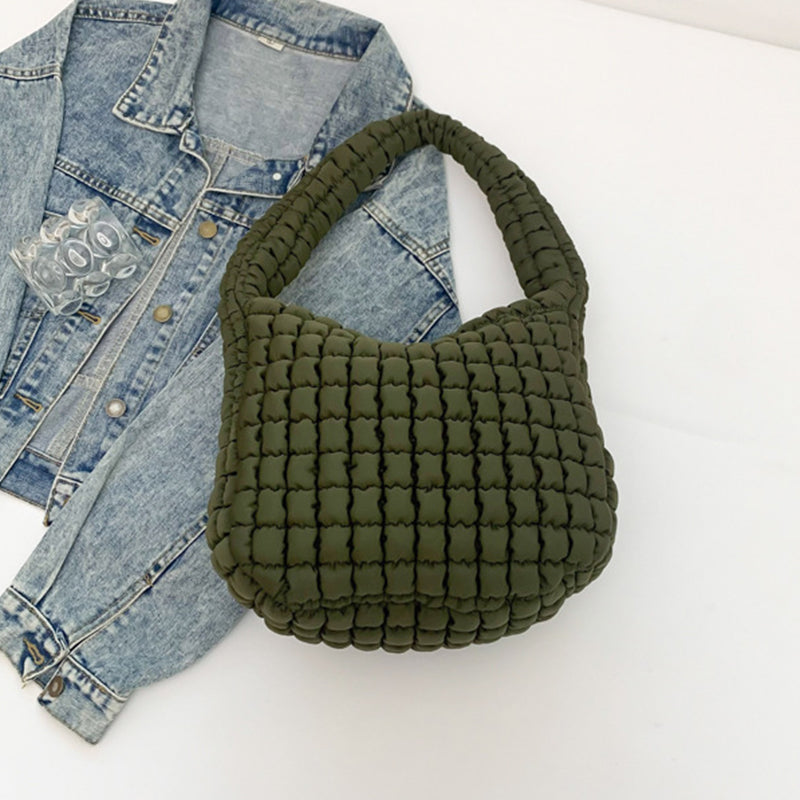 Bolsos casuales de uso diario con cremallera de color sólido (6 colores)