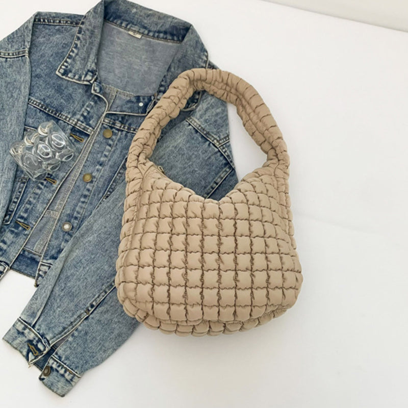 Bolsos casuales de uso diario con cremallera de color sólido (6 colores)