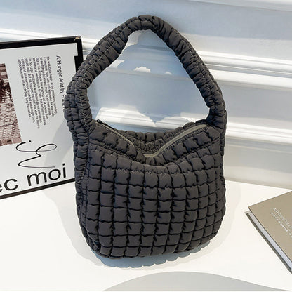 Bolsos casuales de uso diario con cremallera de color sólido (6 colores)