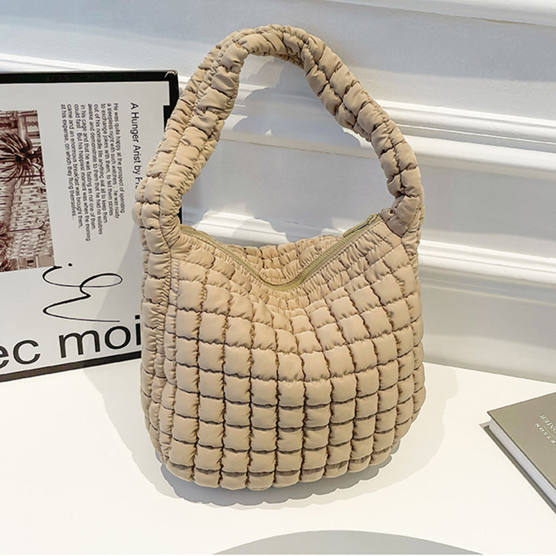 Bolsos casuales de uso diario con cremallera de color sólido (6 colores)