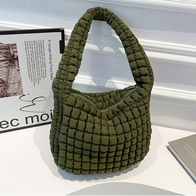 Bolsos casuales de uso diario con cremallera de color sólido (6 colores)