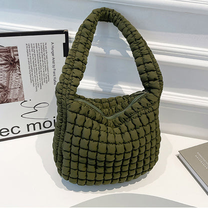 Bolsos casuales de uso diario con cremallera de color sólido (6 colores)