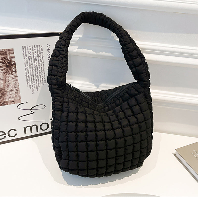 Bolsos casuales de uso diario con cremallera de color sólido (6 colores)