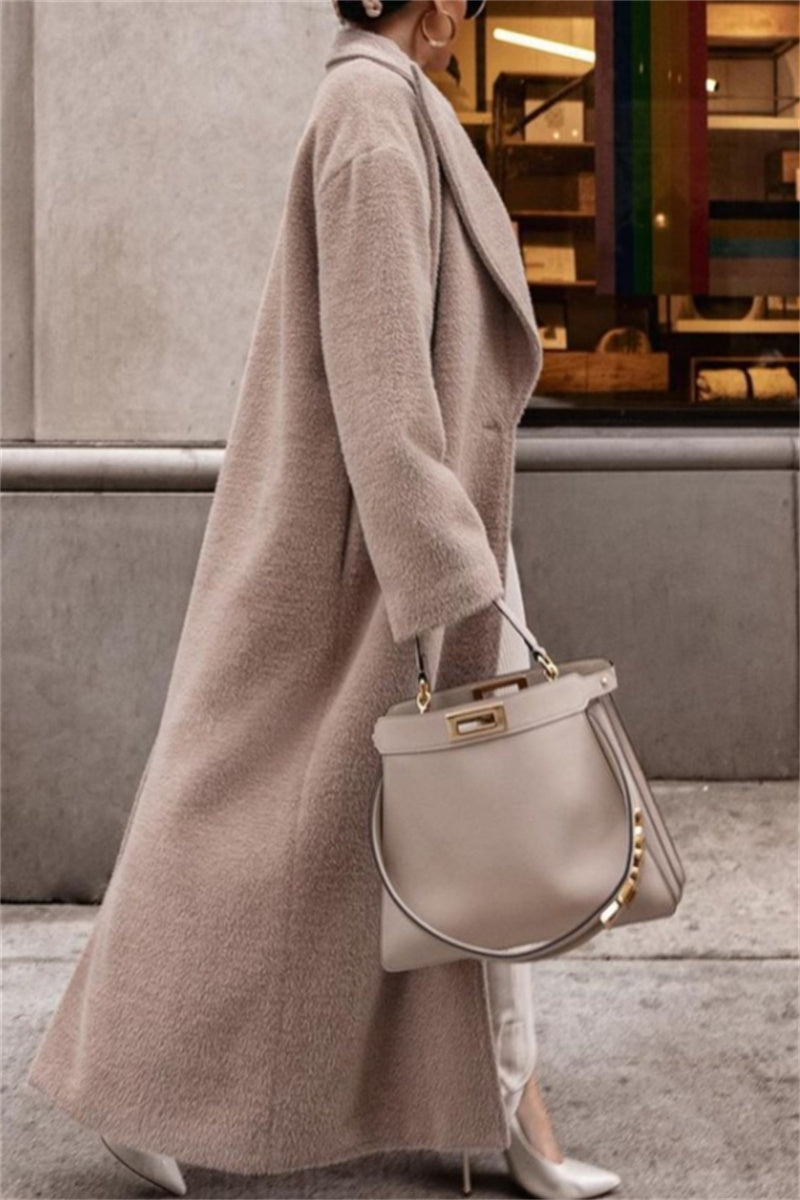 Prendas de abrigo informales con cuello vuelto y botones (4 colores)