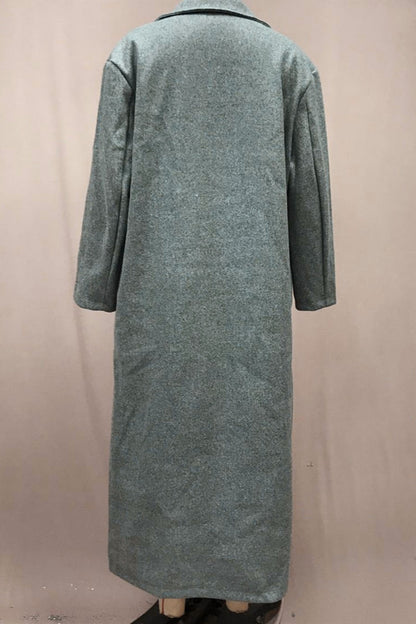 Prendas de abrigo informales con cuello vuelto y botones (4 colores)