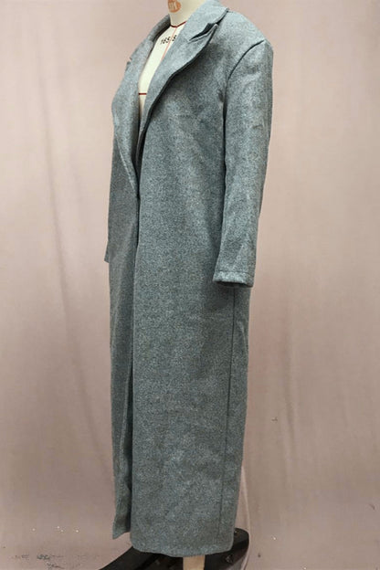 Prendas de abrigo informales con cuello vuelto y botones (4 colores)