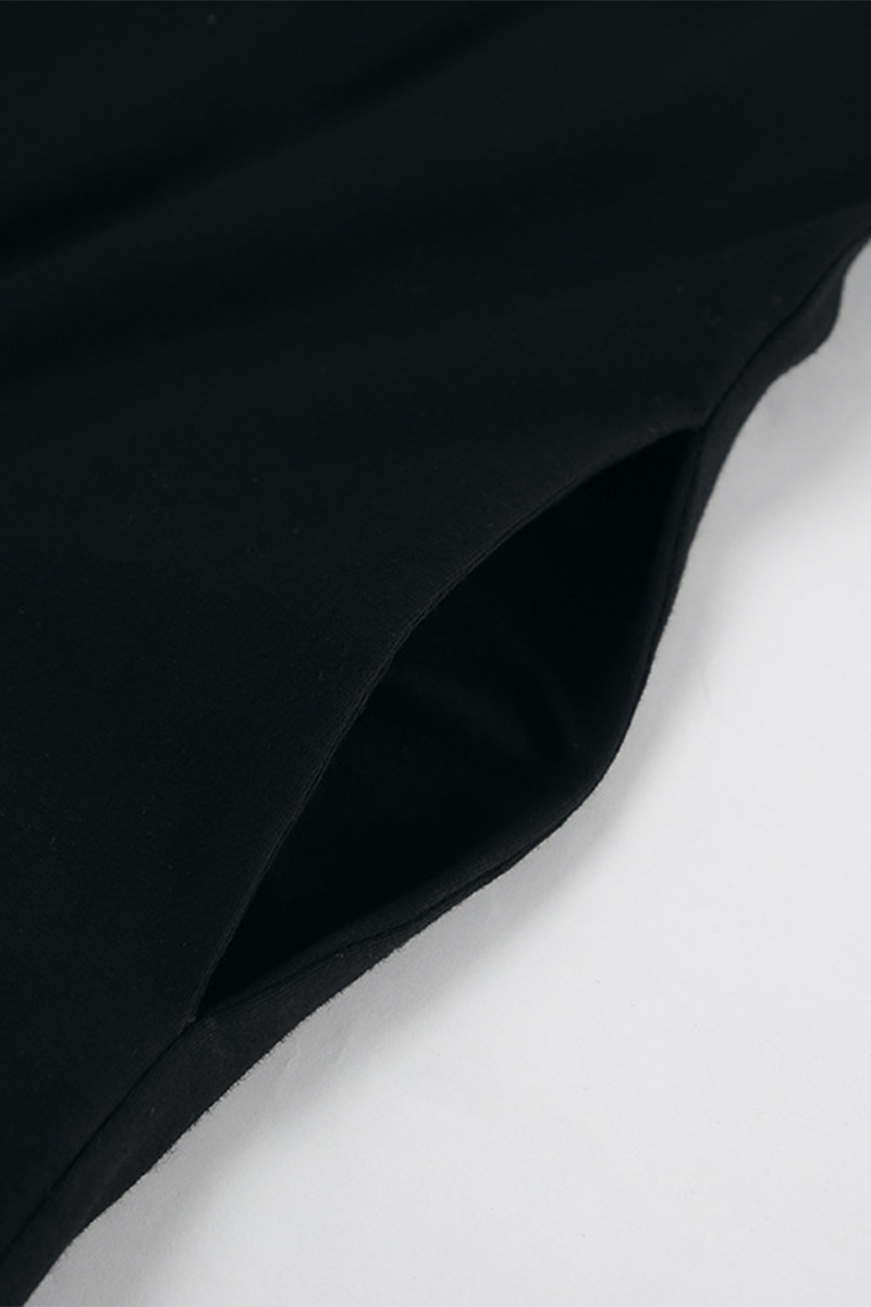 Vestidos casuales de calle con bolsillos y cuello redondo