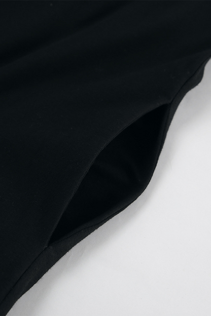 Vestidos casuales de calle con bolsillos y cuello redondo