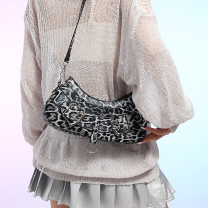 Bolsas con cremallera con estampado de leopardo para uso diario (3 colores)