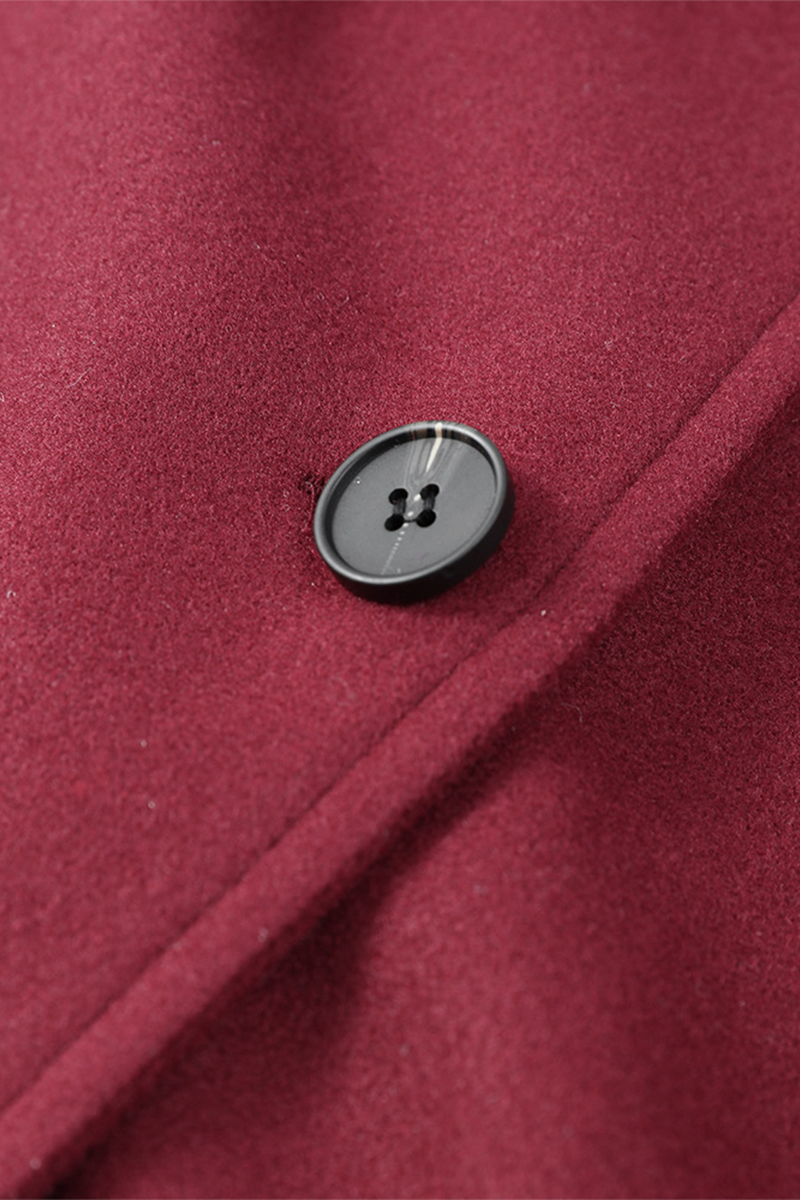 Prendas de abrigo informales de calle con bolsillos, cordones, botones y cuello vuelto