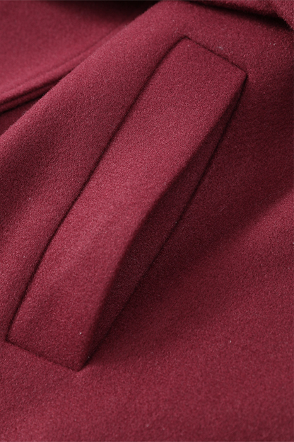 Prendas de abrigo informales de calle con bolsillos, cordones, botones y cuello vuelto