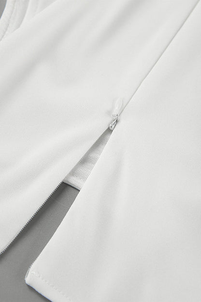 Vestidos casuales diarios sin mangas con cuello redondo