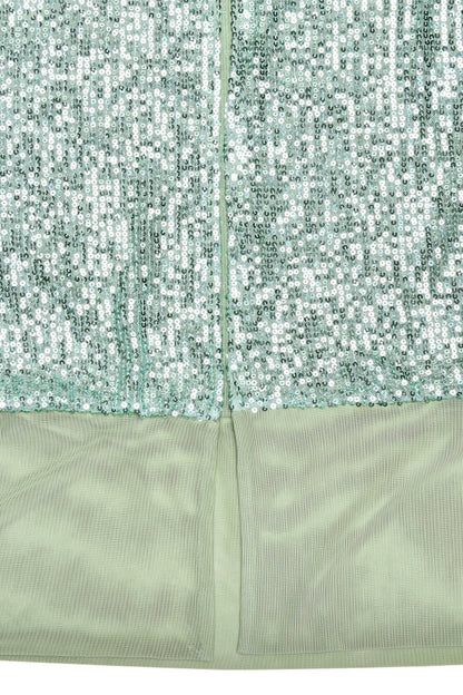 Vestidos largos sexis sin tirantes con abertura y lentejuelas (3 colores)