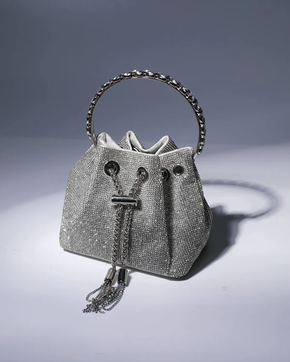 Rhinestone Shiny Diamond Bucket Bag