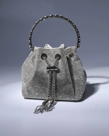 Rhinestone Shiny Diamond Bucket Bag