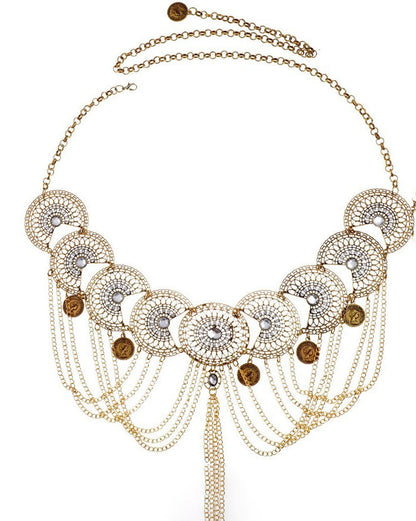 Retro Ethnic Style Tassel Waist Chain