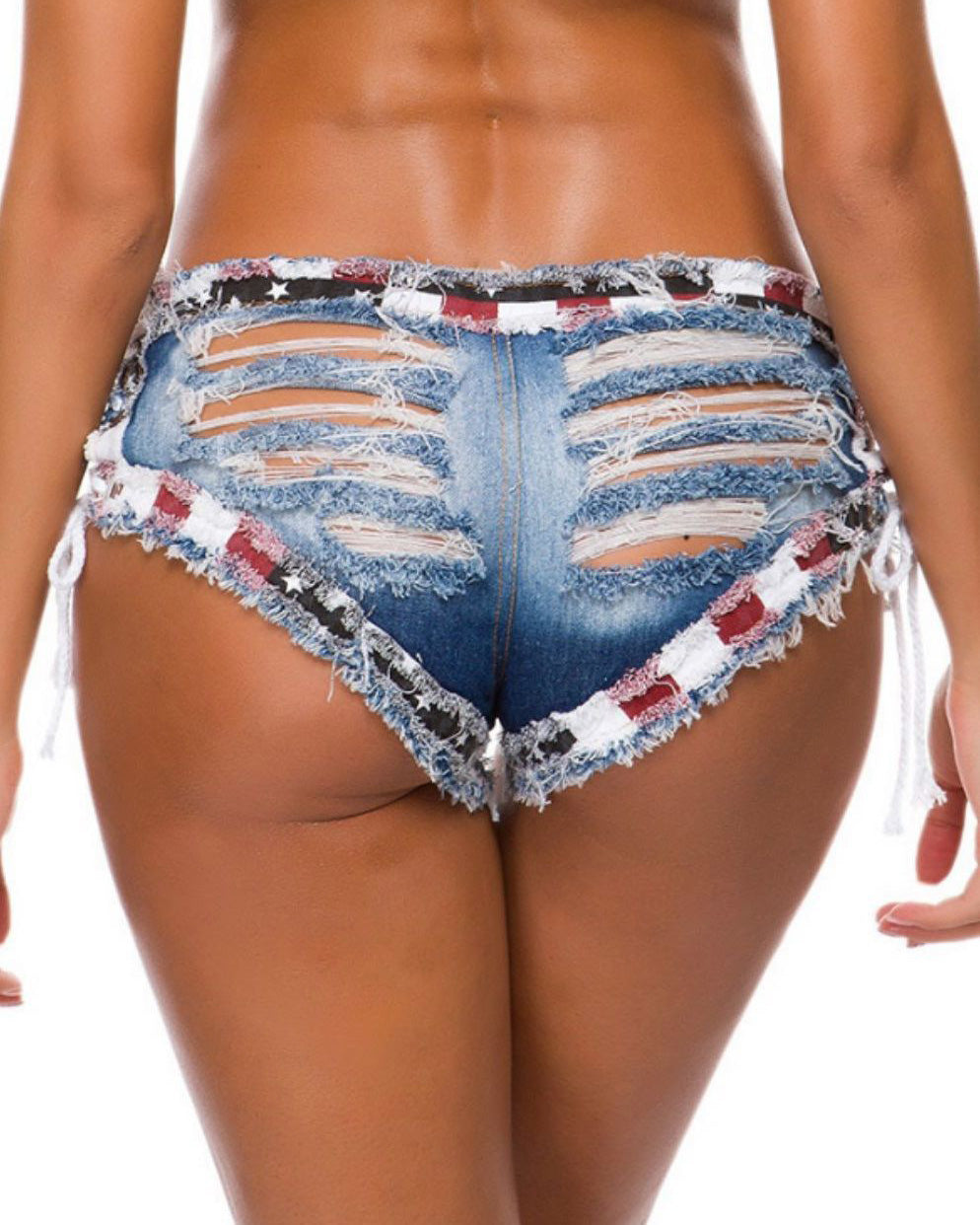 Sexy Ripped Denim Shorts