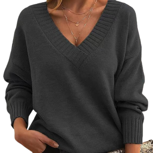 Chic V-Neck Sweater | Great for Everyday Wear