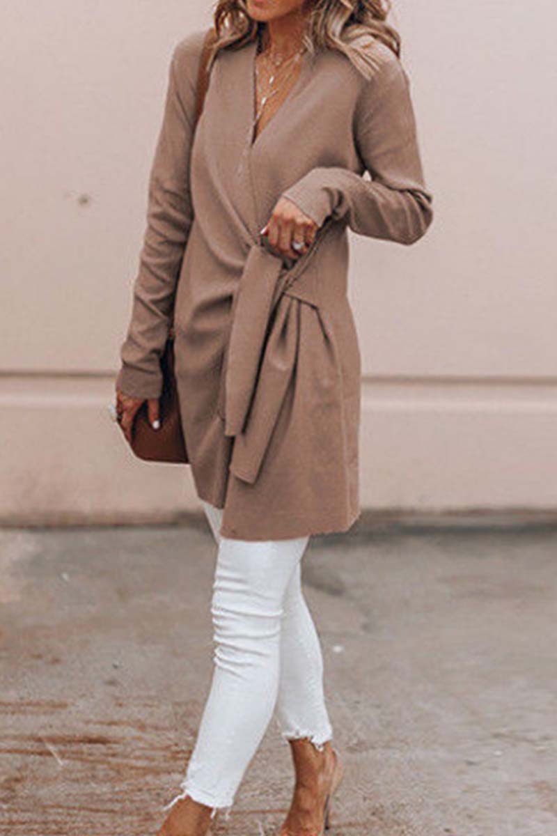 Fashion Loose Solid Cardigan(4 Colors)