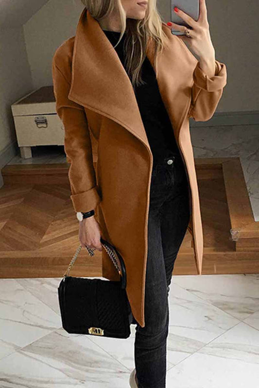 Solid Color Stand-collar Warm Waist Coat