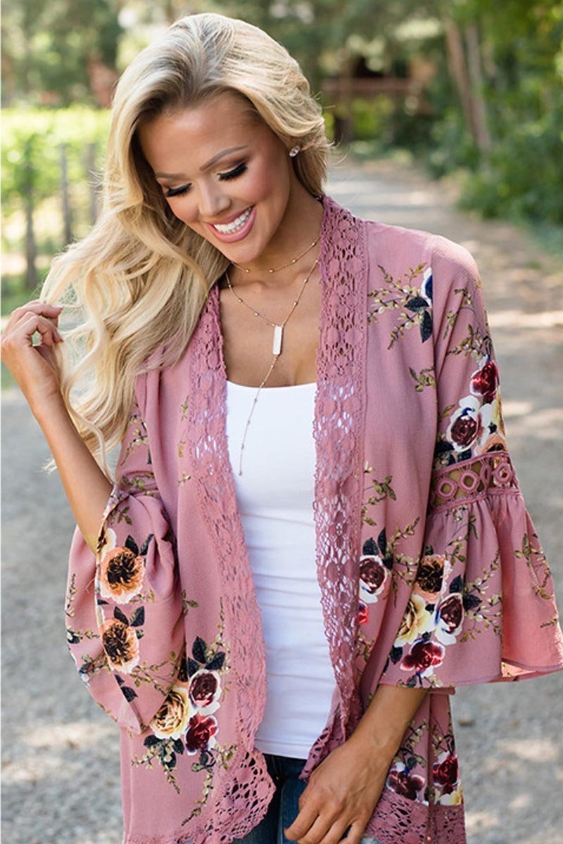 Floral Lace Jacket(3 Colors)