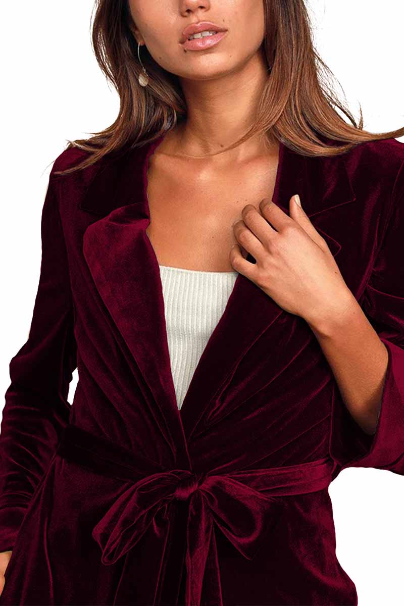 Solid Gold Velvet Cardigan