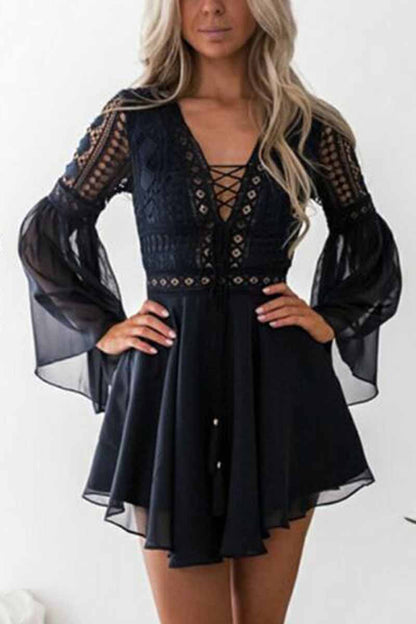 Lace Mini Dress (2 Colors )