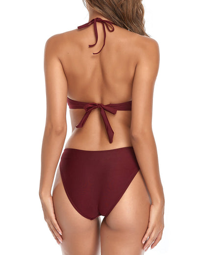 Tassel Backless Swimsuit